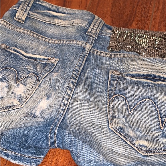 MET DENIM SHORTS SIZE 26 - Picture 5 of 6